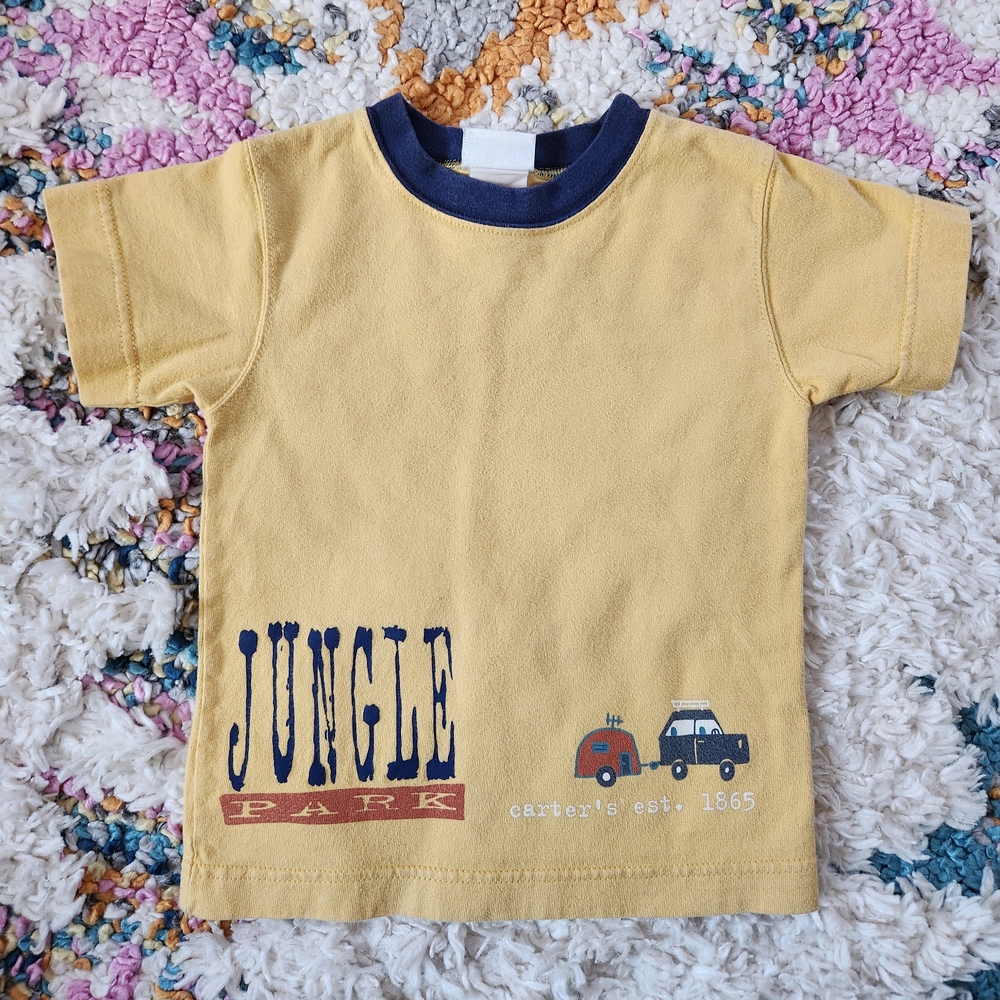 Carter's Yellow Jungle Park Kids T-Shirt
